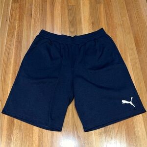 Puma Men's Navy Athletic Shorts